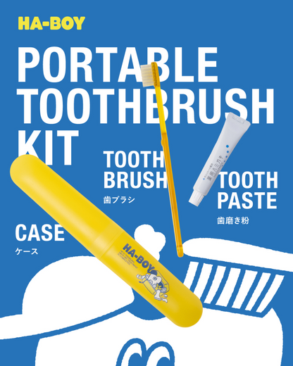 PORTABLE TOOTHBRUSH KIT  - Yellow