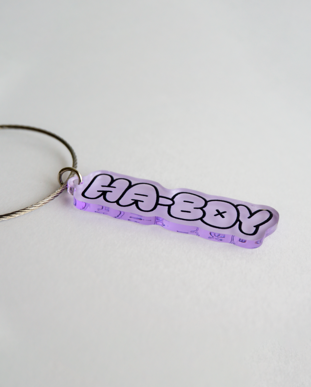 Wire KeyHolder - Summer Style LOGO(Purple)