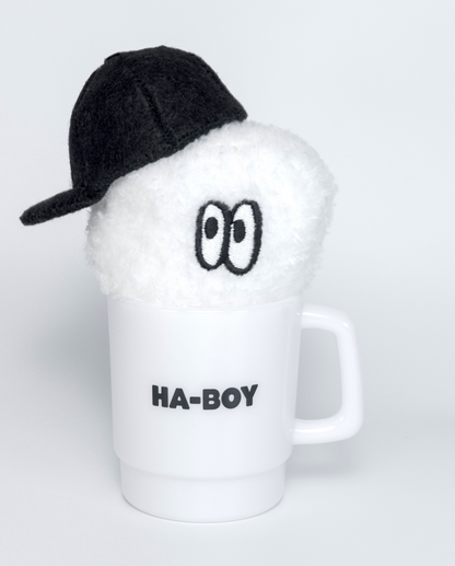 はみがきコップ -  Logo(White)